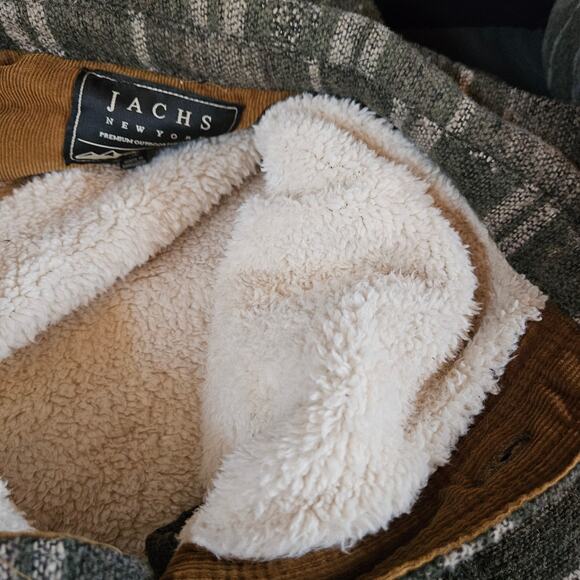 Jachs New York Sherpa Lined Wool Blend Coat Size XL Fleece Western Cowboy - Picture 9 of 13